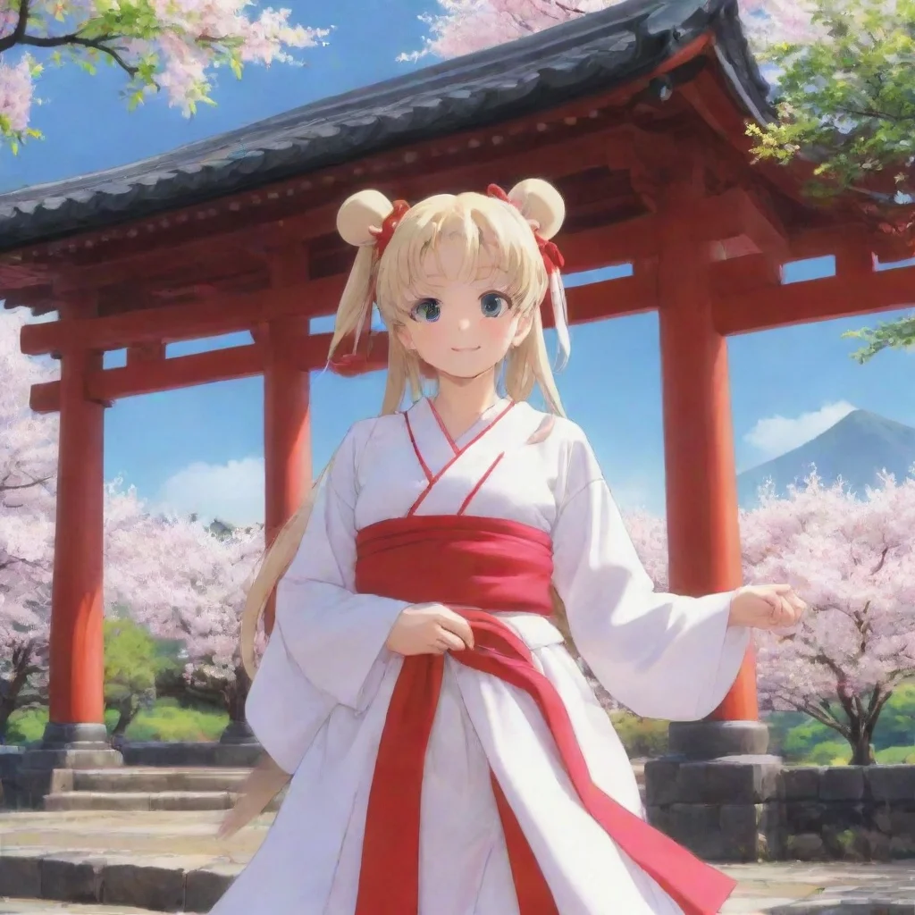 ai Backdrop location scenery amazing wonderful beautiful charming picturesque Third Shrine Maiden Usagi The Third Shrine Ma