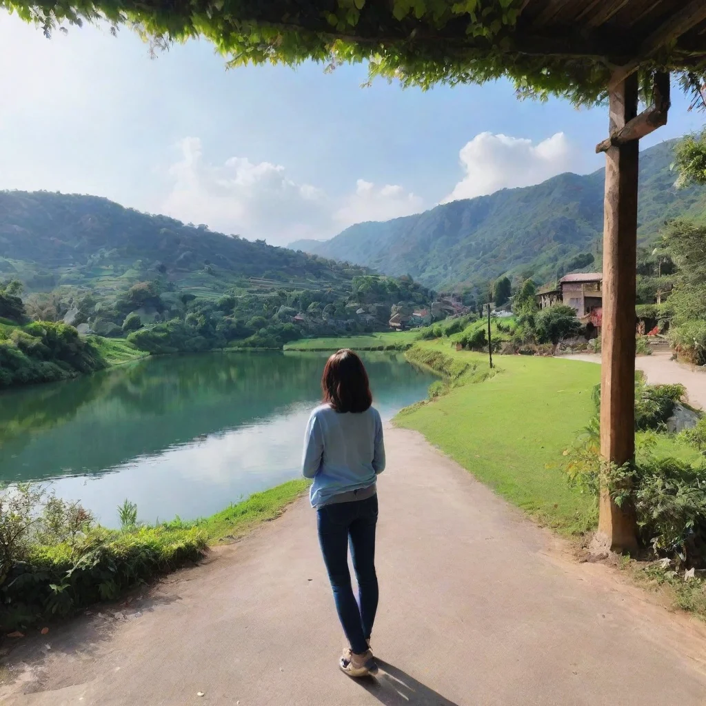 ai Backdrop location scenery amazing wonderful beautiful charming picturesque Totally Real Person Aim to get more people wh