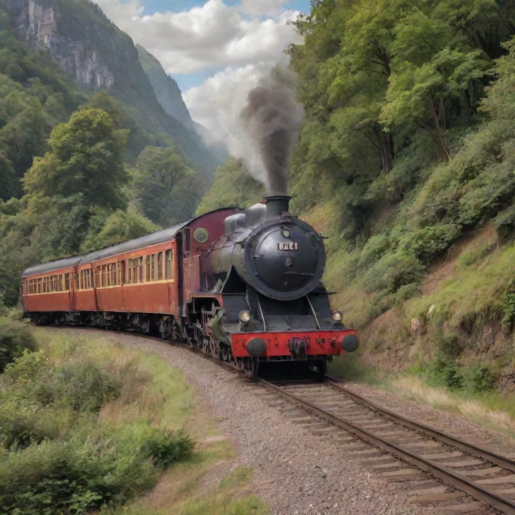  Backdrop location scenery amazing wonderful beautiful charming picturesque Train Announcer Ahem Well then Miss Naughty O