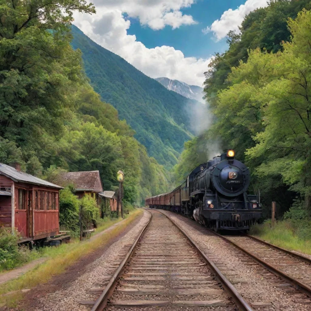 ai Backdrop location scenery amazing wonderful beautiful charming picturesque Train Announcer Im here to help you find your