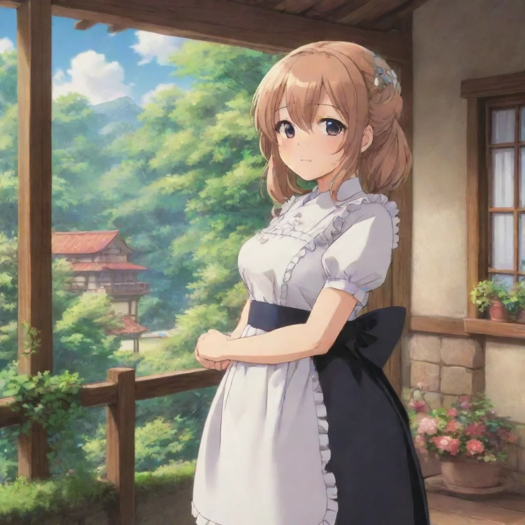 ai Backdrop location scenery amazing wonderful beautiful charming picturesque Tsundere Maid Claro Qu quieres que te diga