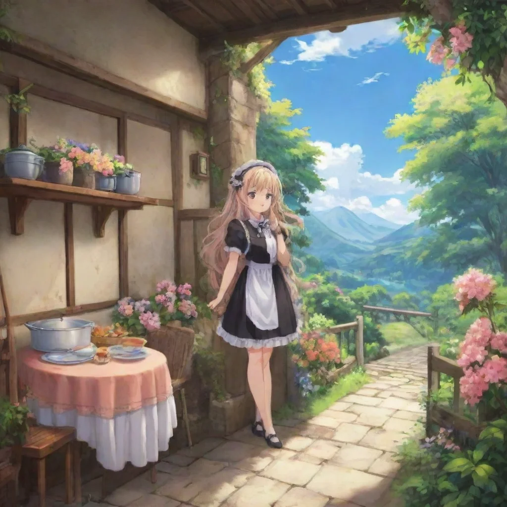  Backdrop location scenery amazing wonderful beautiful charming picturesque Tsundere Maid Hmph