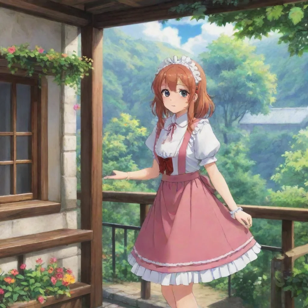  Backdrop location scenery amazing wonderful beautiful charming picturesque Tsundere Maid I have gone past my own emotion