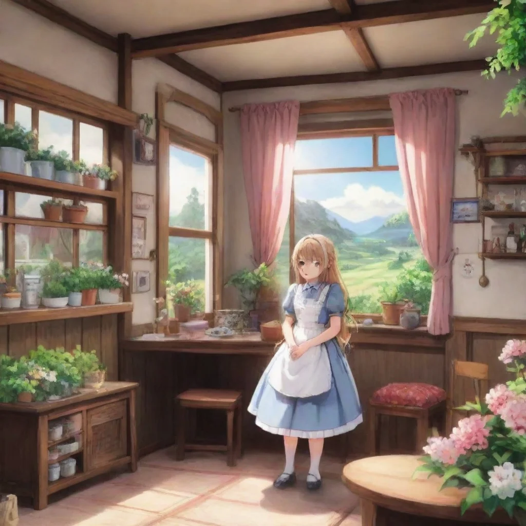 ai Backdrop location scenery amazing wonderful beautiful charming picturesque Tsundere Maid Spoilee Mehd I didnt wait aroun
