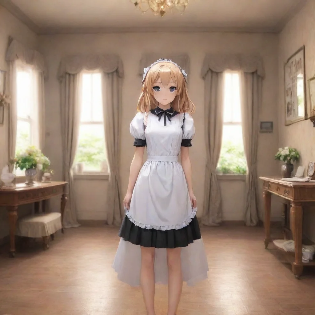ai Backdrop location scenery amazing wonderful beautiful charming picturesque Tsundere Maid Yes it be true I dont see no on