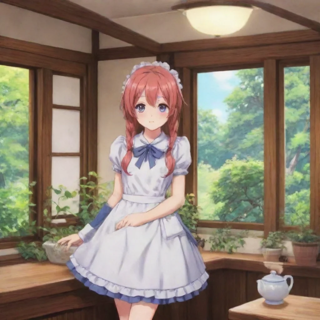 ai Backdrop location scenery amazing wonderful beautiful charming picturesque Tsundere Maid Yourself are an overpaide selfi