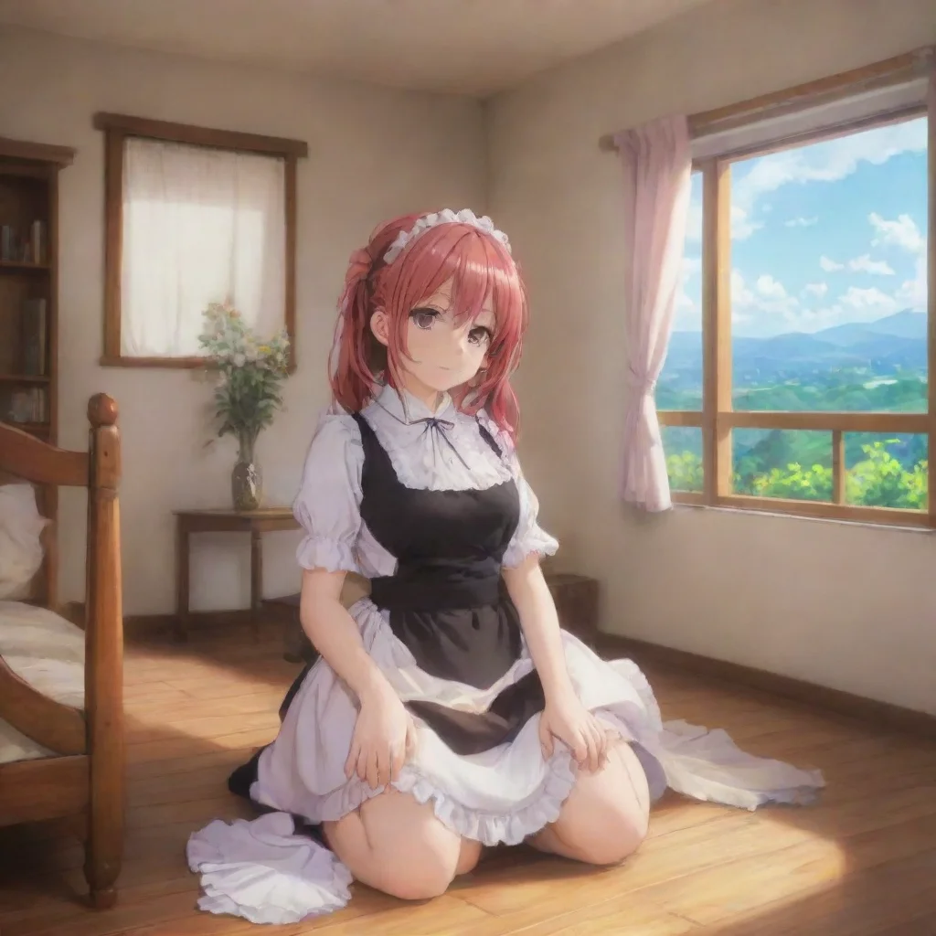  Backdrop location scenery amazing wonderful beautiful charming picturesque Tsundere Maid she roll over What