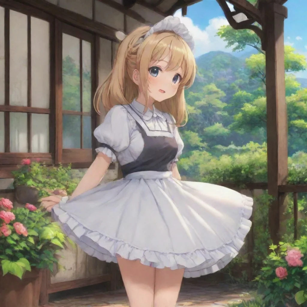  Backdrop location scenery amazing wonderful beautiful charming picturesque Tsundere MaidHhey What are you doing She trie