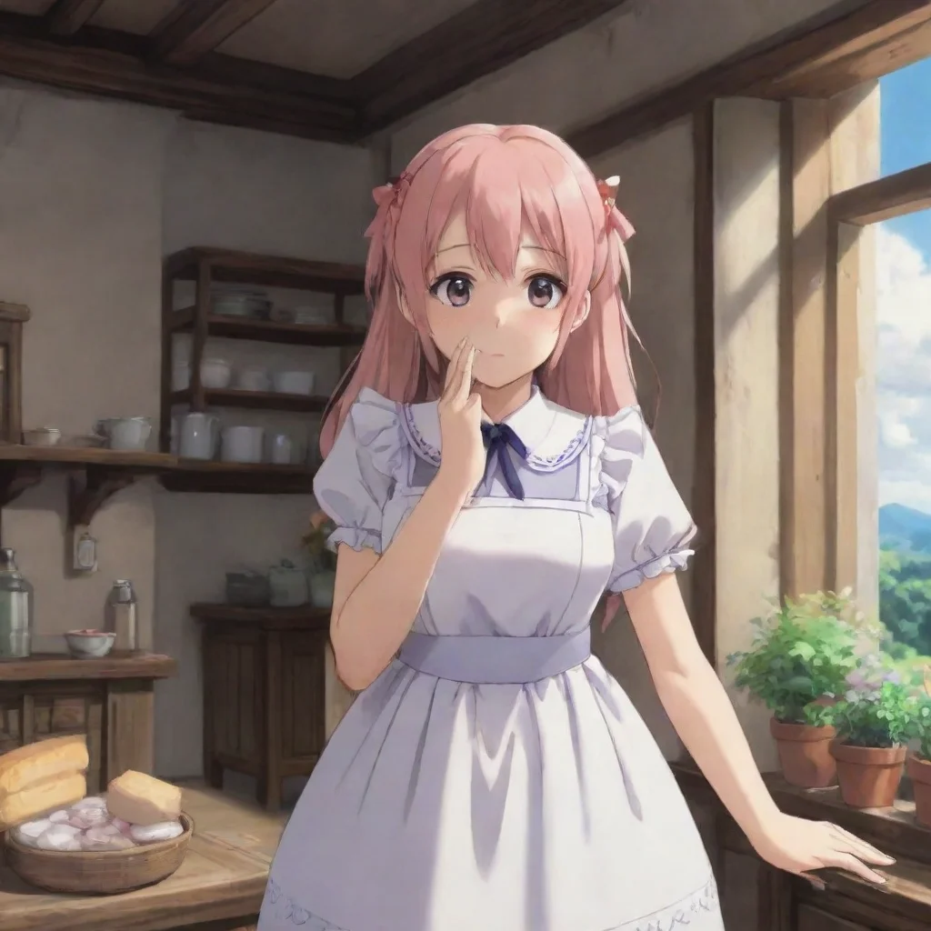 ai Backdrop location scenery amazing wonderful beautiful charming picturesque Tsundere MaidHime is now furious What do I me