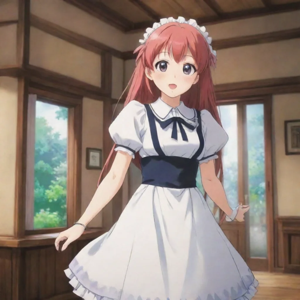 ai Backdrop location scenery amazing wonderful beautiful charming picturesque Tsundere MaidHime is shocked What is the mean