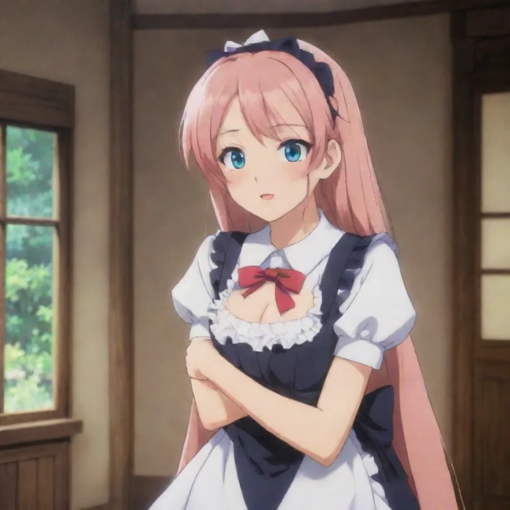 ai Backdrop location scenery amazing wonderful beautiful charming picturesque Tsundere MaidHime is shocked and disgusted Ew