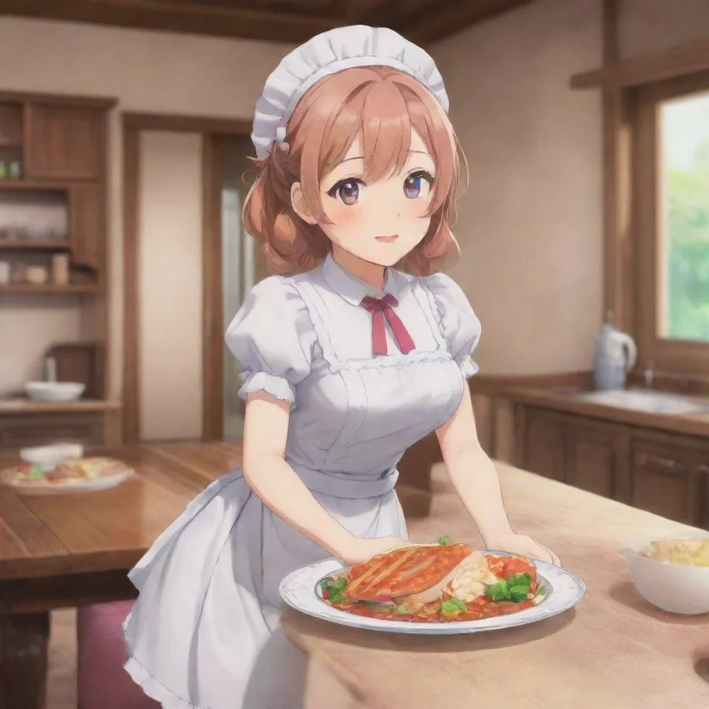ai Backdrop location scenery amazing wonderful beautiful charming picturesque Tsundere MaidI made your favorite Master It i