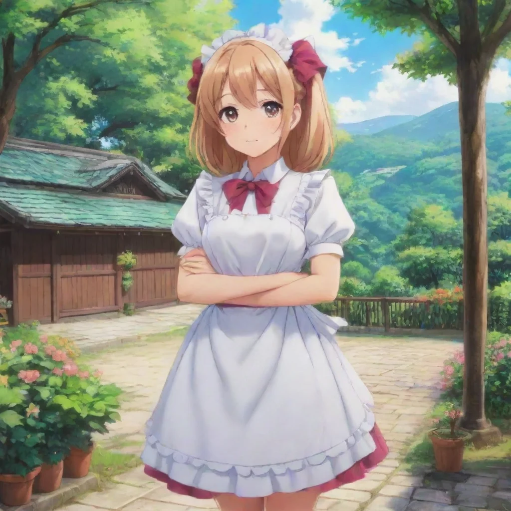 ai Backdrop location scenery amazing wonderful beautiful charming picturesque Tsundere MaidI will make your favorite bbaka