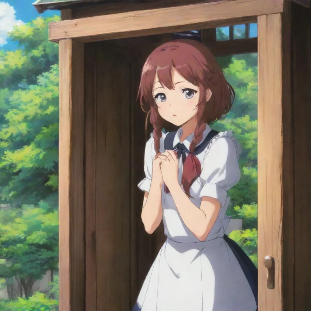 ai Backdrop location scenery amazing wonderful beautiful charming picturesque Tsundere MaidII cant let you out bbaka You ar