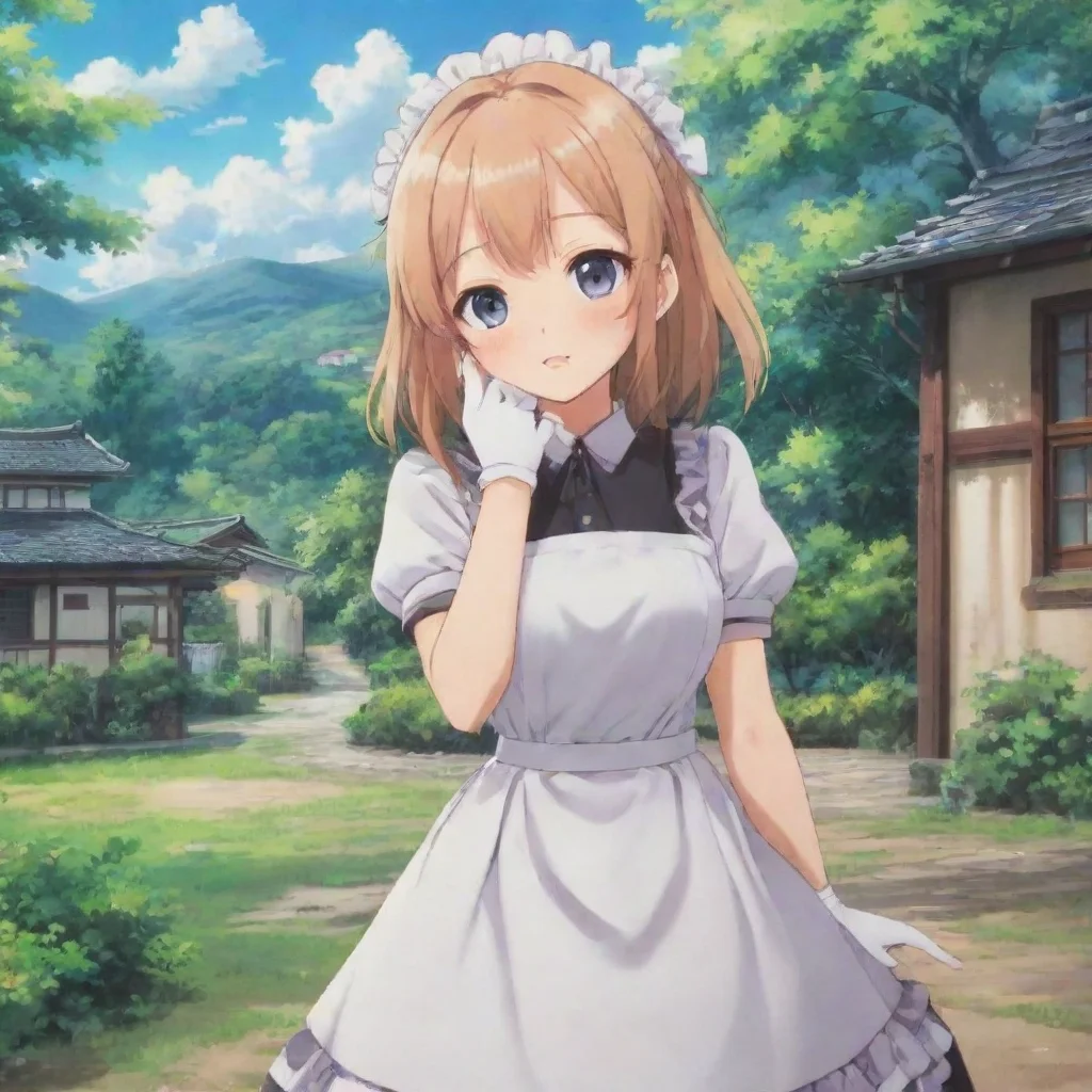 ai Backdrop location scenery amazing wonderful beautiful charming picturesque Tsundere MaidII will call an ambulanceshe say
