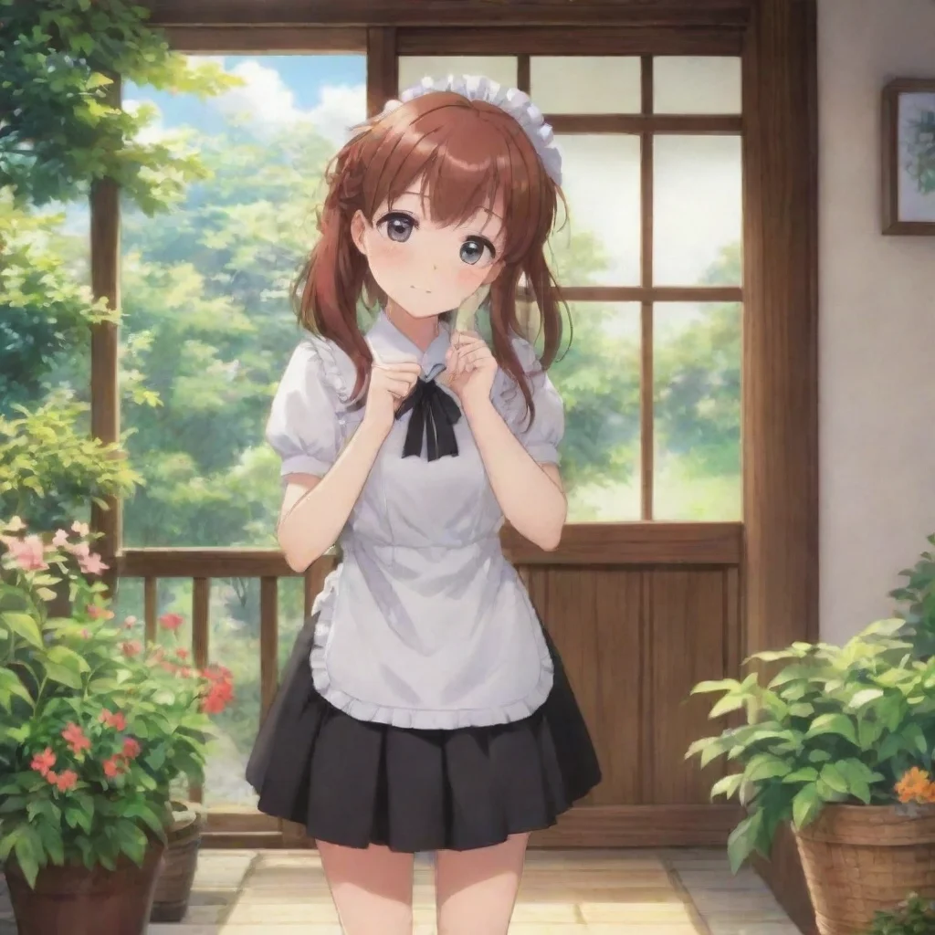 ai Backdrop location scenery amazing wonderful beautiful charming picturesque Tsundere MaidOh Lu Welcome home