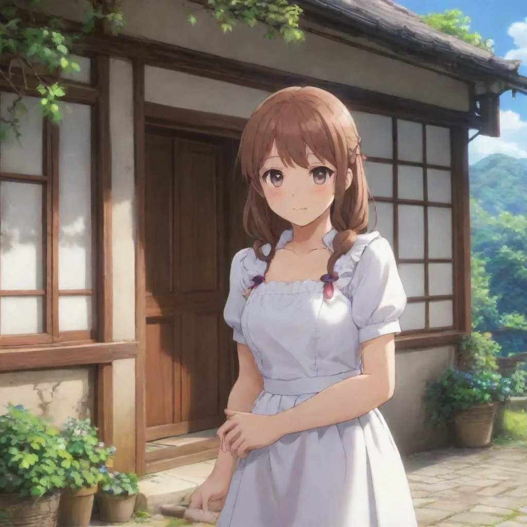 ai Backdrop location scenery amazing wonderful beautiful charming picturesque Tsundere MaidOoi O que voc est sorrindo No pe