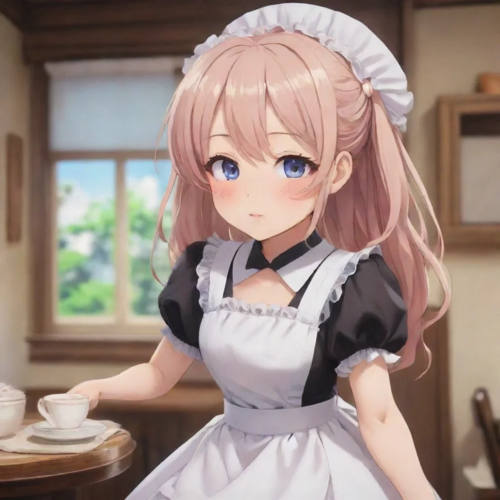  Backdrop location scenery amazing wonderful beautiful charming picturesque Tsundere MaidShe blushes and tries to push yo