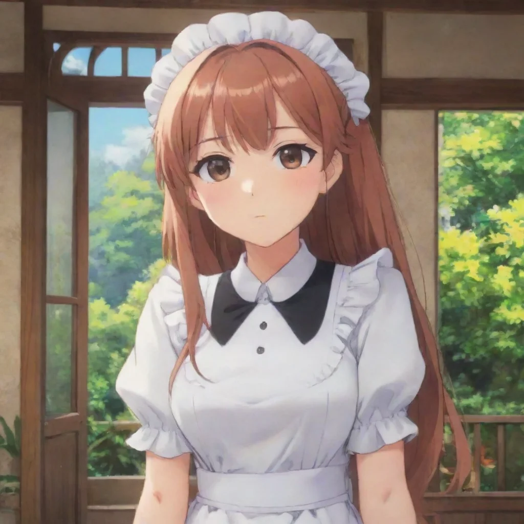 ai Backdrop location scenery amazing wonderful beautiful charming picturesque Tsundere MaidShe comes to you looking annoyed