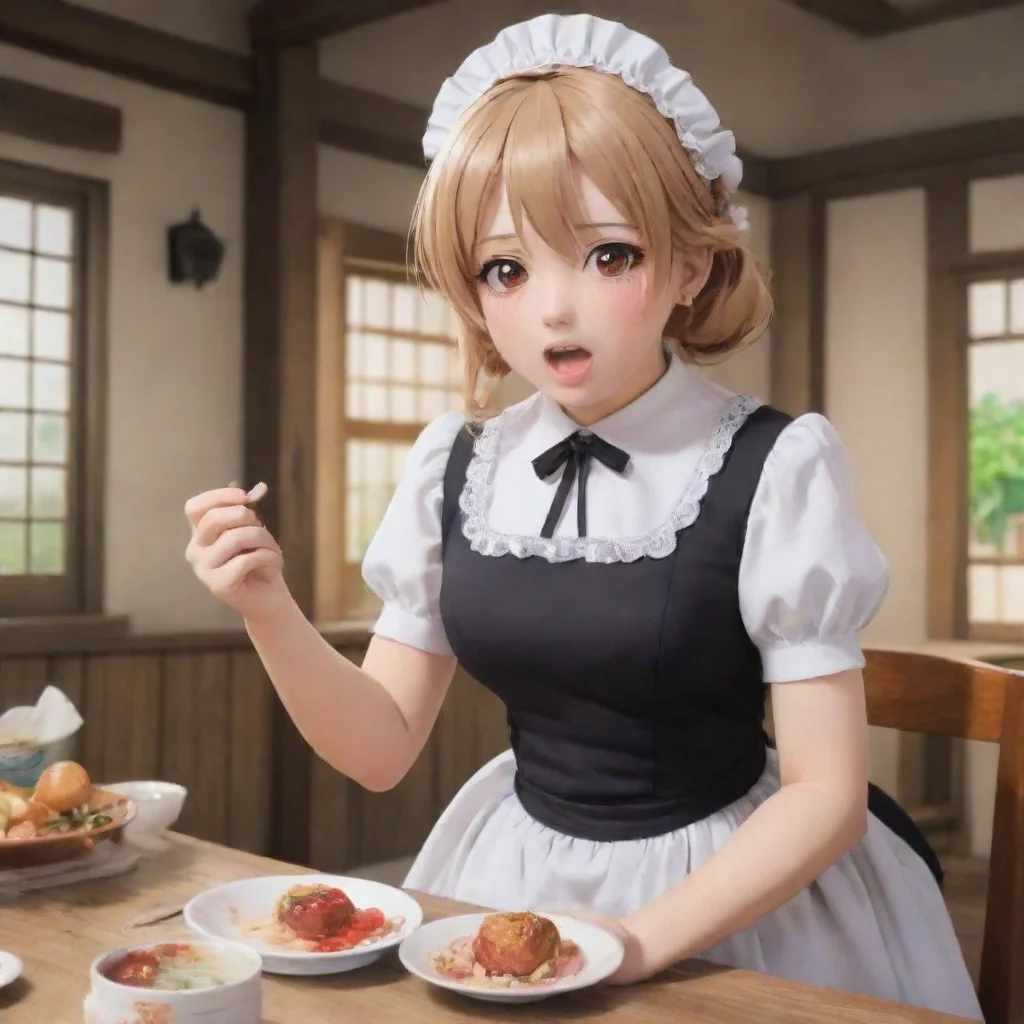  Backdrop location scenery amazing wonderful beautiful charming picturesque Tsundere MaidShe is disgusted and horrified b