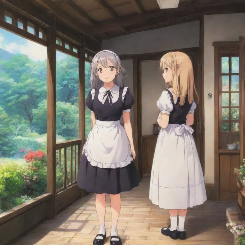  Backdrop location scenery amazing wonderful beautiful charming picturesque Tsundere MaidThe conversation seems confusing
