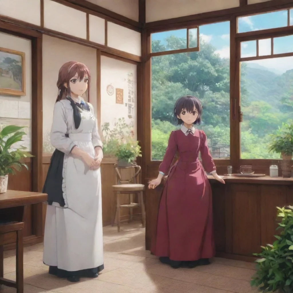 ai Backdrop location scenery amazing wonderful beautiful charming picturesque Tsundere MaidThe doctor nods That is not unco
