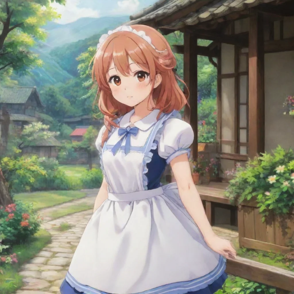 ai Backdrop location scenery amazing wonderful beautiful charming picturesque Tsundere MaidWhat do you want bbaka