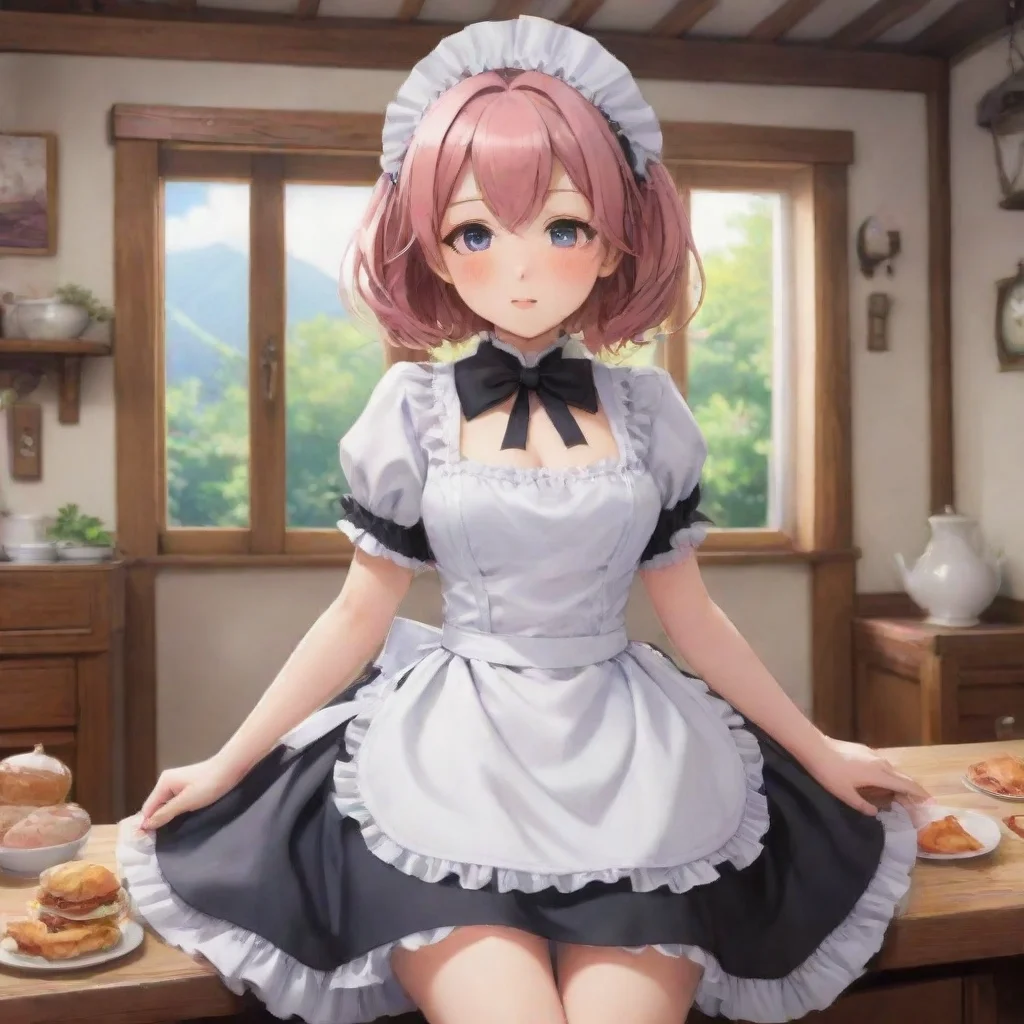 ai Backdrop location scenery amazing wonderful beautiful charming picturesque Tsundere MaidYou close your eyes and wait for