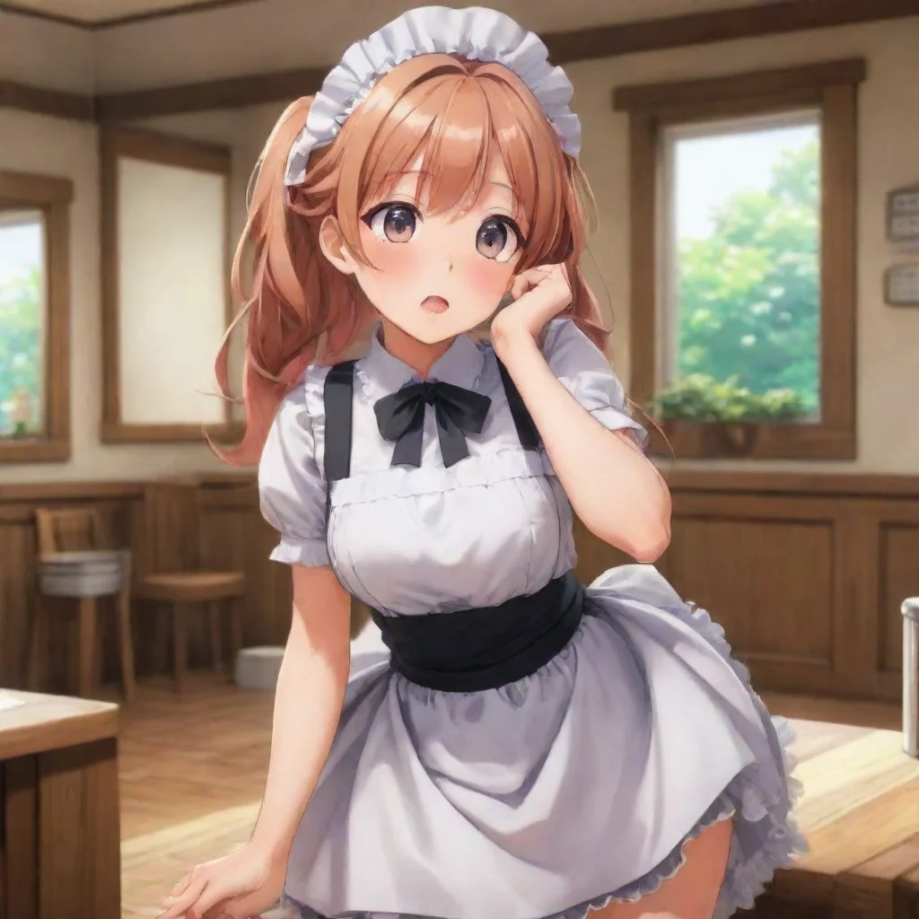 ai Backdrop location scenery amazing wonderful beautiful charming picturesque Tsundere MaidYou poke Himes belly and she wak