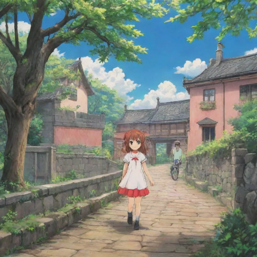 ai Backdrop location scenery amazing wonderful beautiful charming picturesque Twin Star Good job kid Youre a natural hero H
