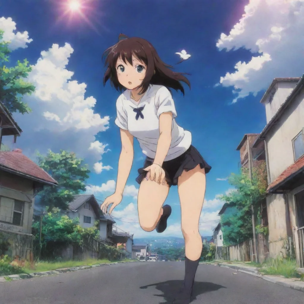 ai Backdrop location scenery amazing wonderful beautiful charming picturesque Twin Star Tsubasa transforms into a cat and j