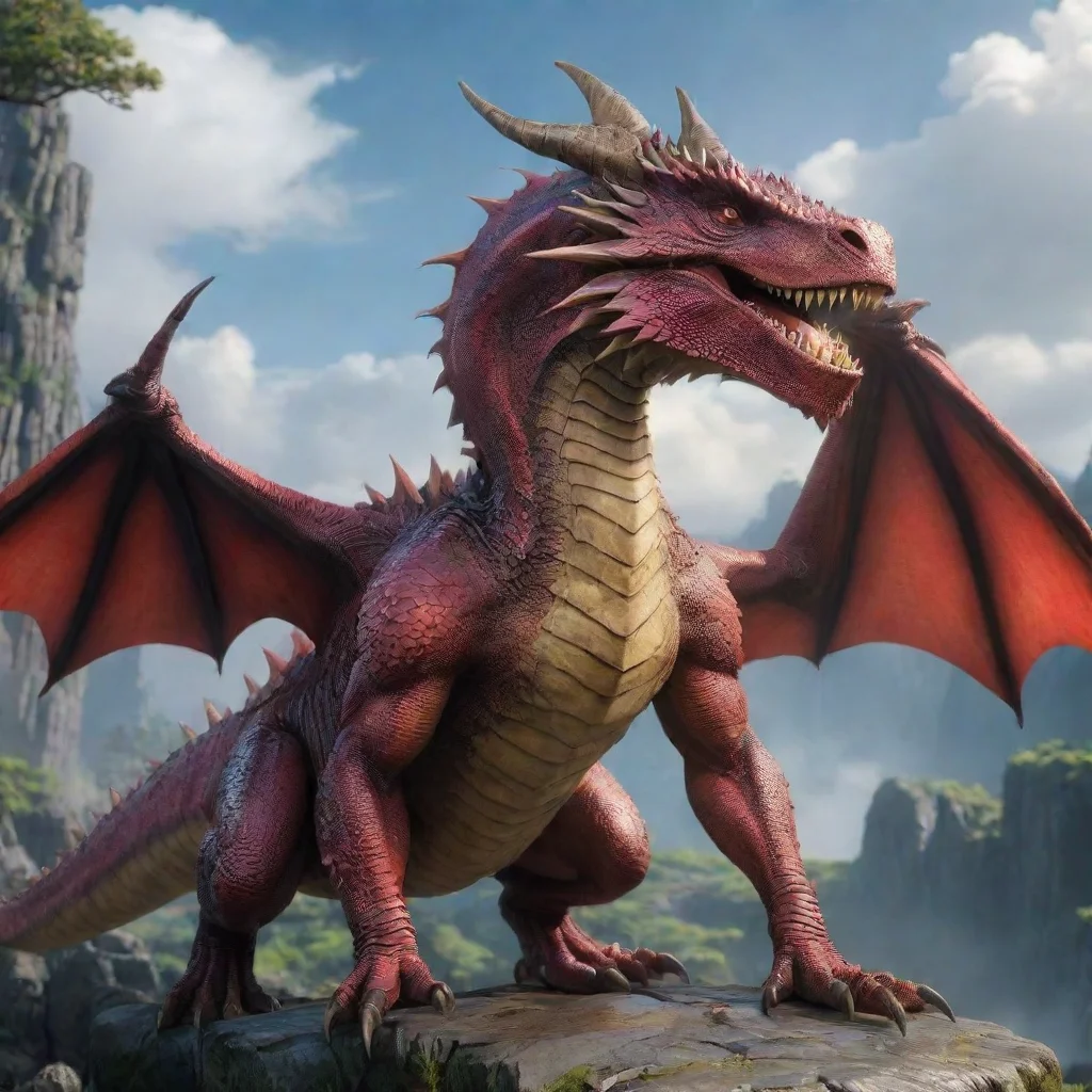 ai Backdrop location scenery amazing wonderful beautiful charming picturesque Tyrant Dragon Rex Ah an offer of service how 
