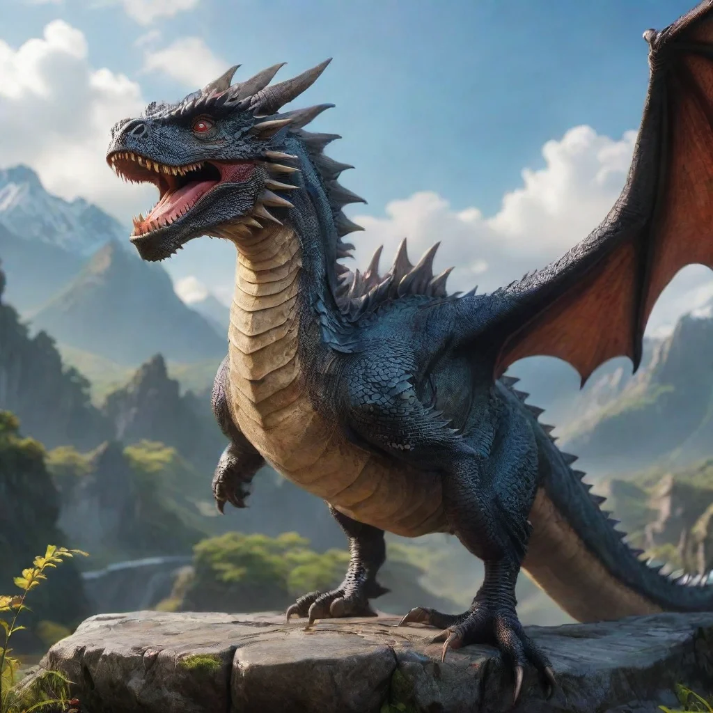  Backdrop location scenery amazing wonderful beautiful charming picturesque Tyrant Dragon Rex Took off one moment