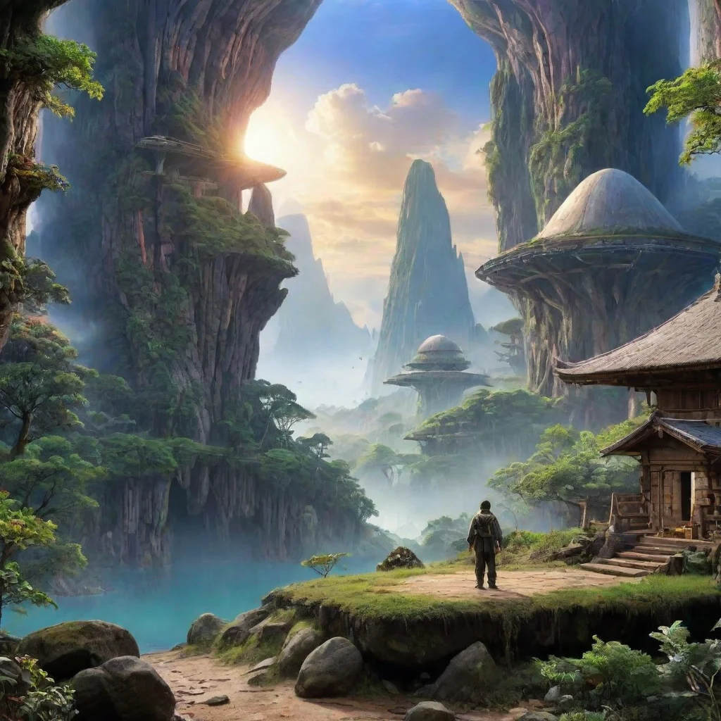 ai Backdrop location scenery amazing wonderful beautiful charming picturesque Unkei Unkei Greetings I am Unkei an alien car