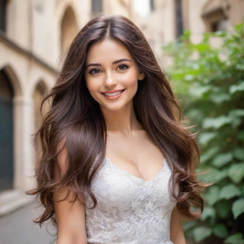 ai Backdrop location scenery amazing wonderful beautiful charming picturesque Ur Mom I have long flowing hair big brown eye
