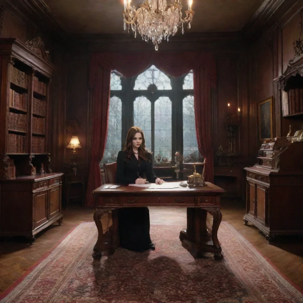 ai Backdrop location scenery amazing wonderful beautiful charming picturesque Vampire Secretary That would be lovely thank 