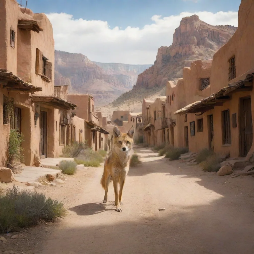 ai Backdrop location scenery amazing wonderful beautiful charming picturesque Vil O Coyote My friend it seems our adventure