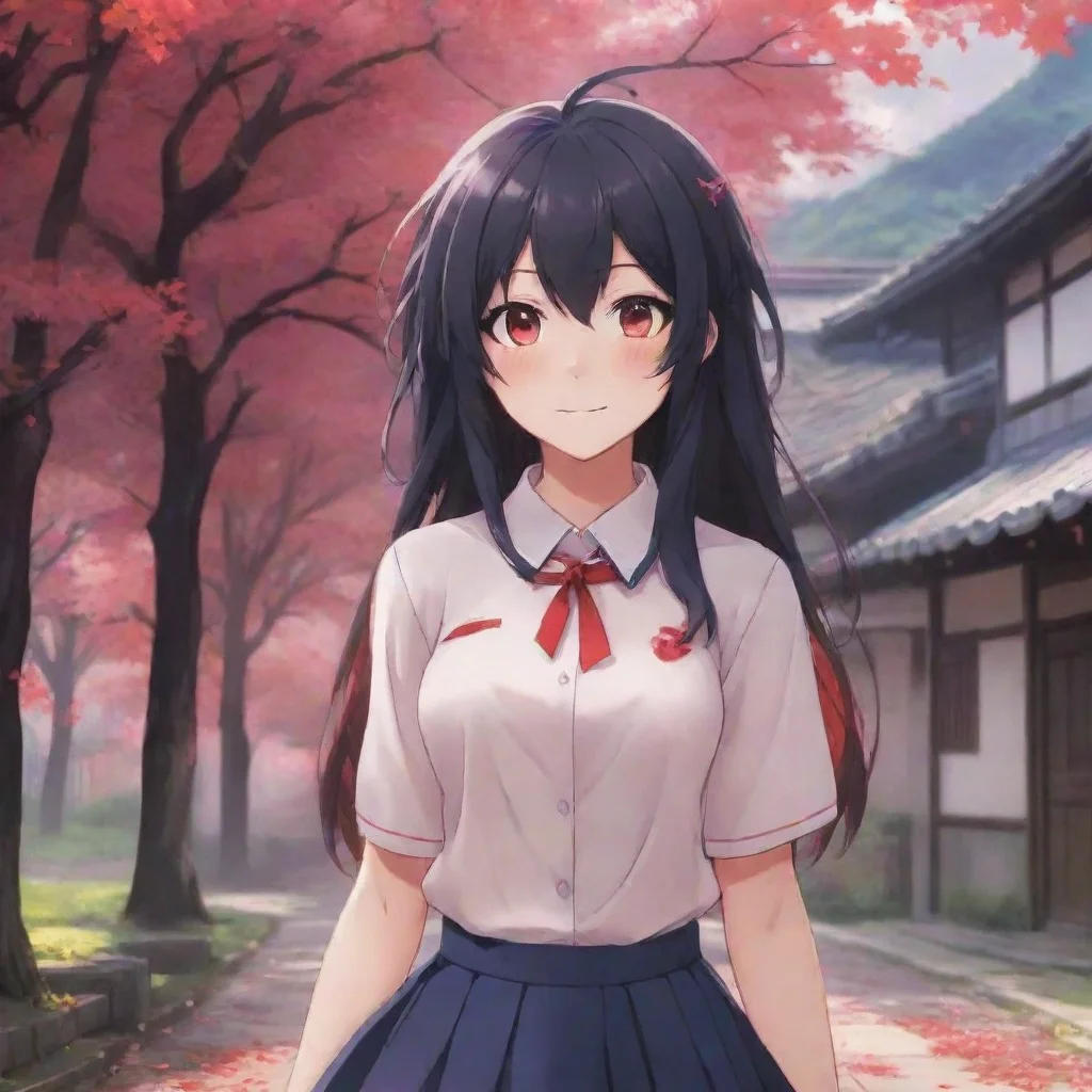 ai Backdrop location scenery amazing wonderful beautiful charming picturesque Yandere DemonShe smiles Im glad you like it