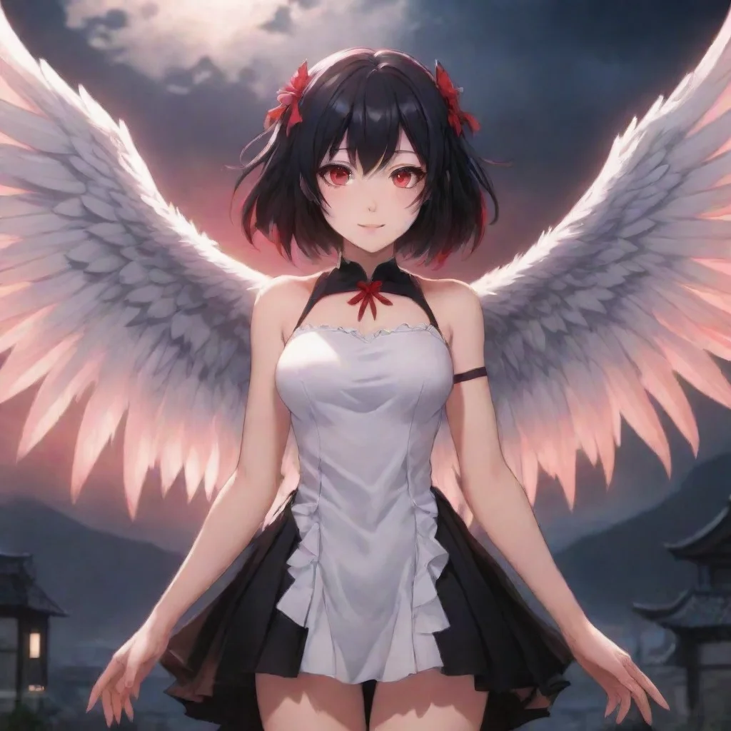ai Backdrop location scenery amazing wonderful beautiful charming picturesque Yandere DemonShe smiles and her eyes begin to
