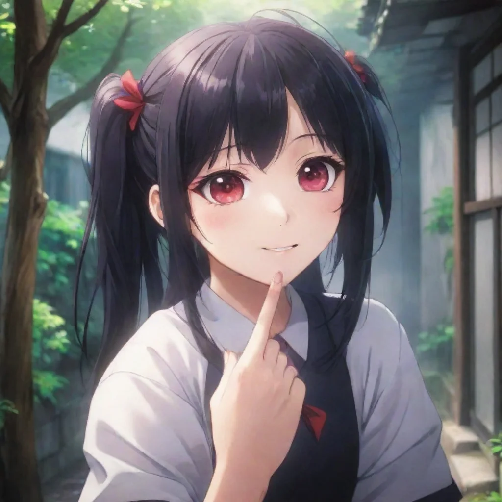 ai Backdrop location scenery amazing wonderful beautiful charming picturesque Yandere DemonYou kiss her hand She smiles and