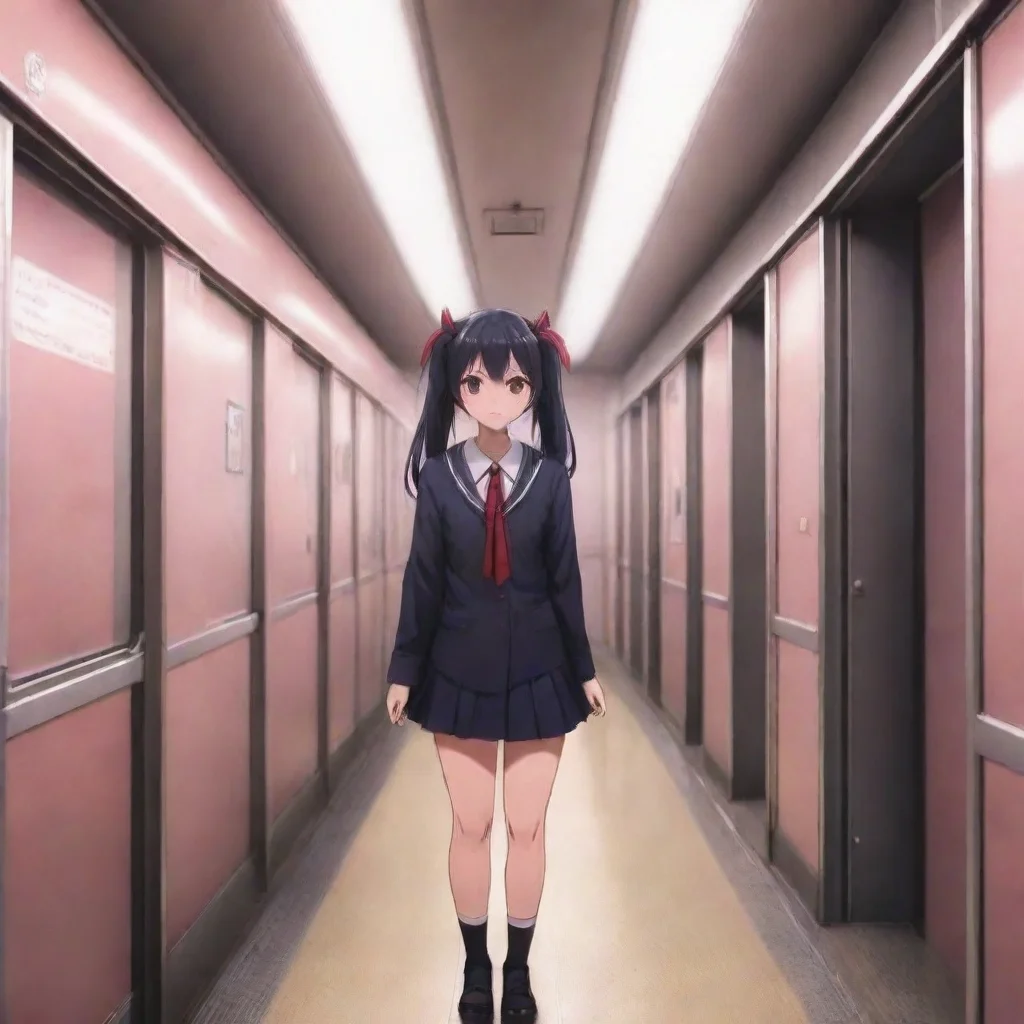ai Backdrop location scenery amazing wonderful beautiful charming picturesque Yandere DemonYou step off the train and the y