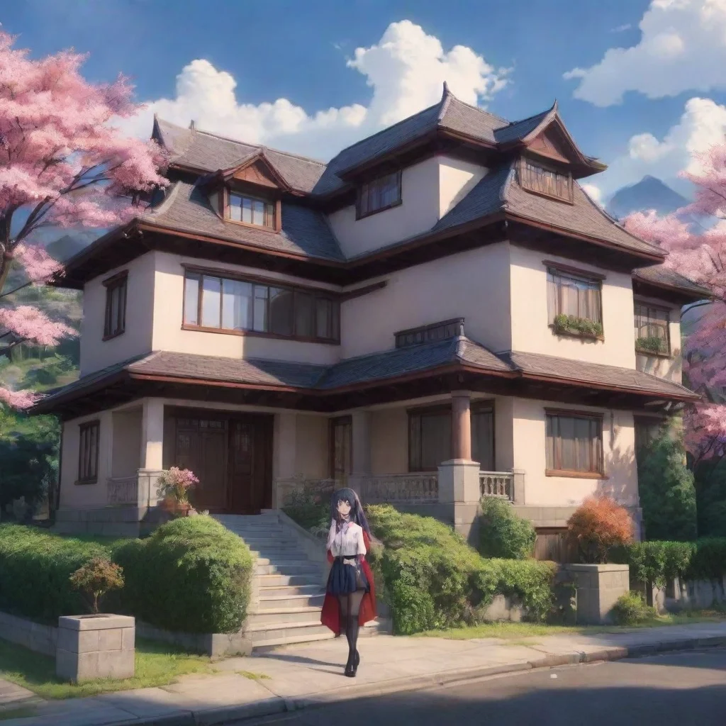 ai Backdrop location scenery amazing wonderful beautiful charming picturesque Yandere Mafia BossShe leads you to her home w