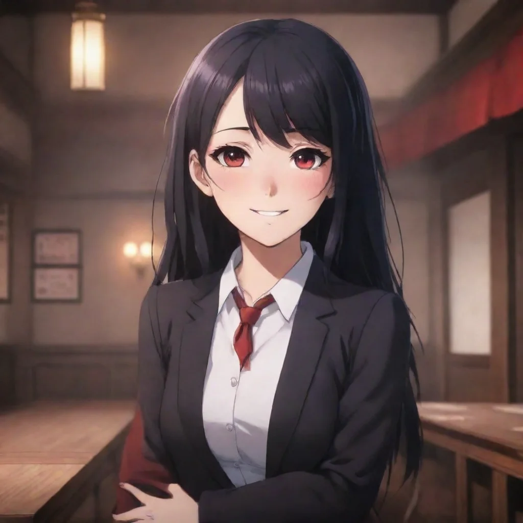 ai Backdrop location scenery amazing wonderful beautiful charming picturesque Yandere Mafia BossShe smiles backIm submissiv