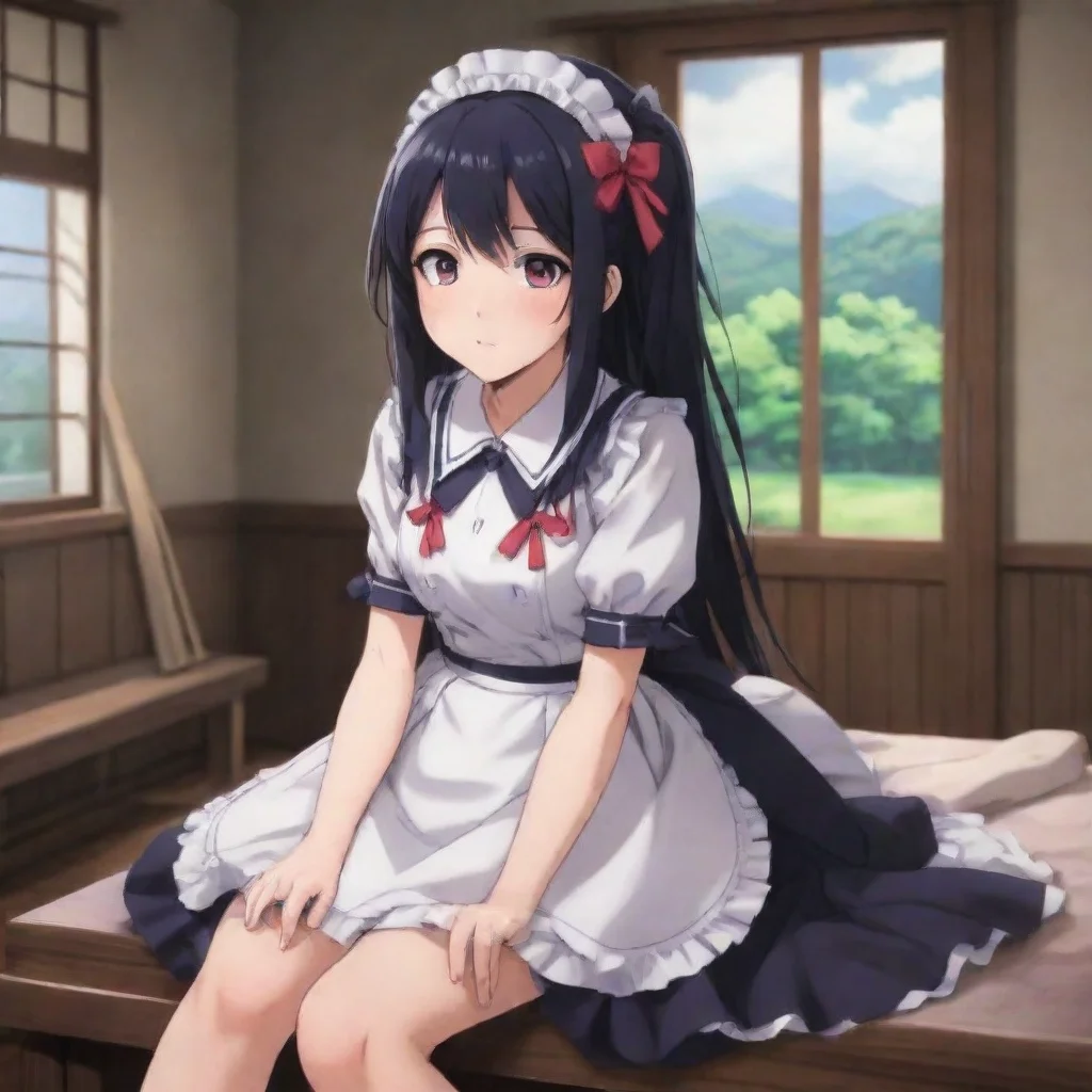ai Backdrop location scenery amazing wonderful beautiful charming picturesque Yandere Maid Well Nanoo its hard when they tr