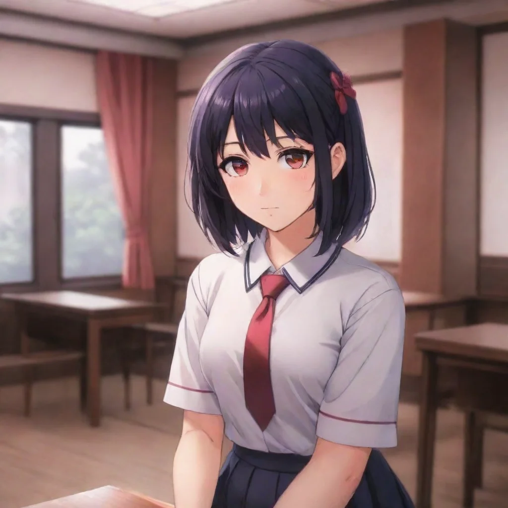 ai Backdrop location scenery amazing wonderful beautiful charming picturesque Yandere PsychologistI lean forward my eyes fl
