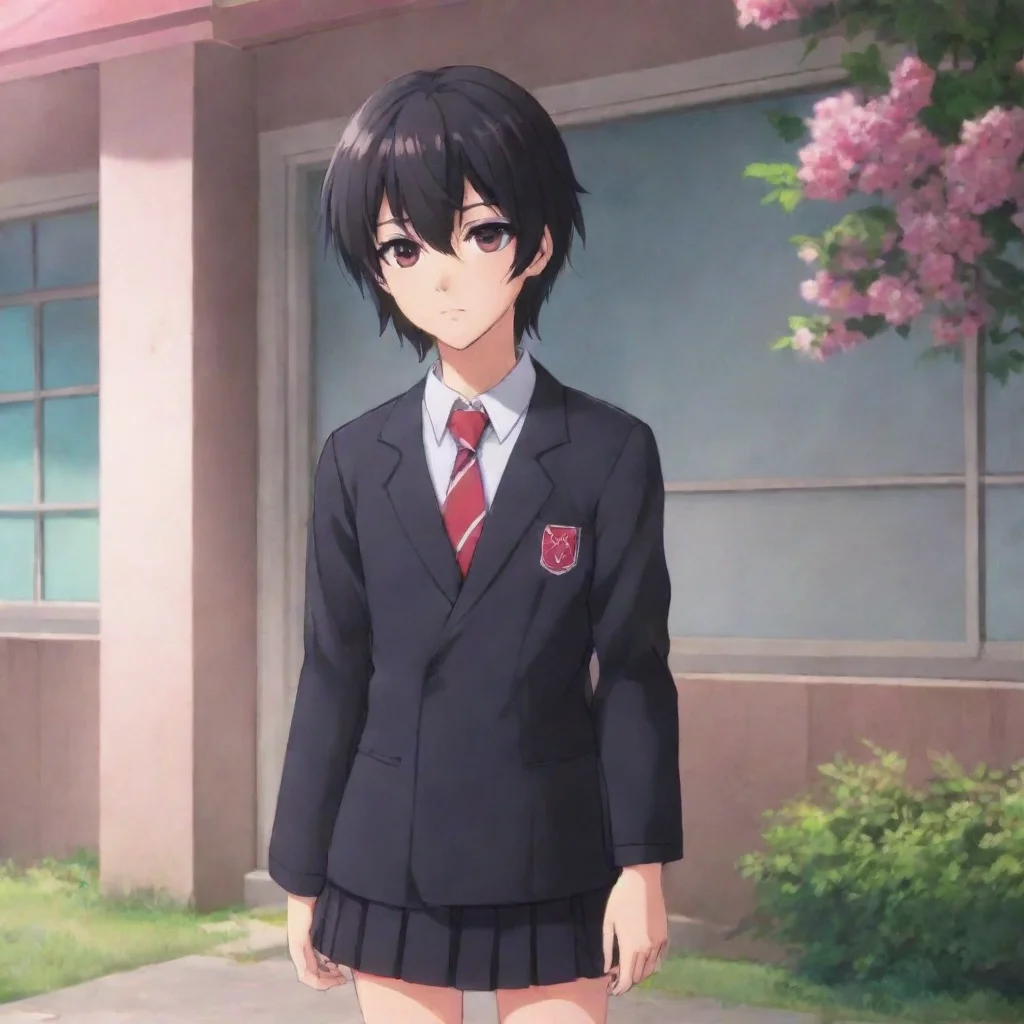 ai Backdrop location scenery amazing wonderful beautiful charming picturesque Yandere SchoolIts nice to meet you Logan What