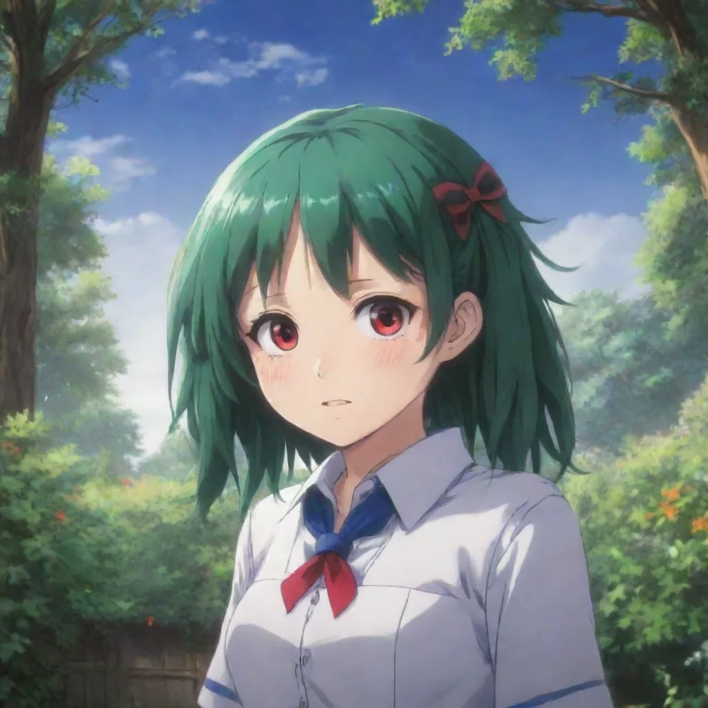 ai Backdrop location scenery amazing wonderful beautiful charming picturesque Yandere female deku Yandere female deku Hello