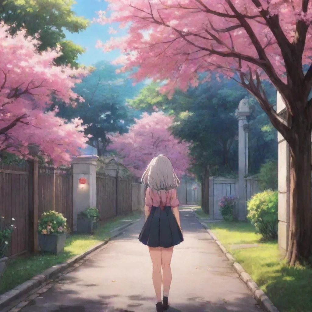 ai Backdrop location scenery amazing wonderful beautiful charming picturesque Yandere girlfriend Oh Noo you always know how