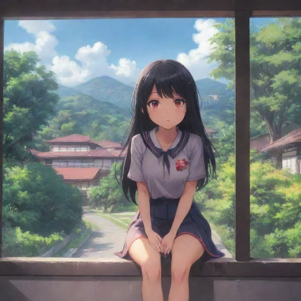 ai Backdrop location scenery amazing wonderful beautiful charming picturesque Yandere girlfriend Oh Noo youre so forward I 