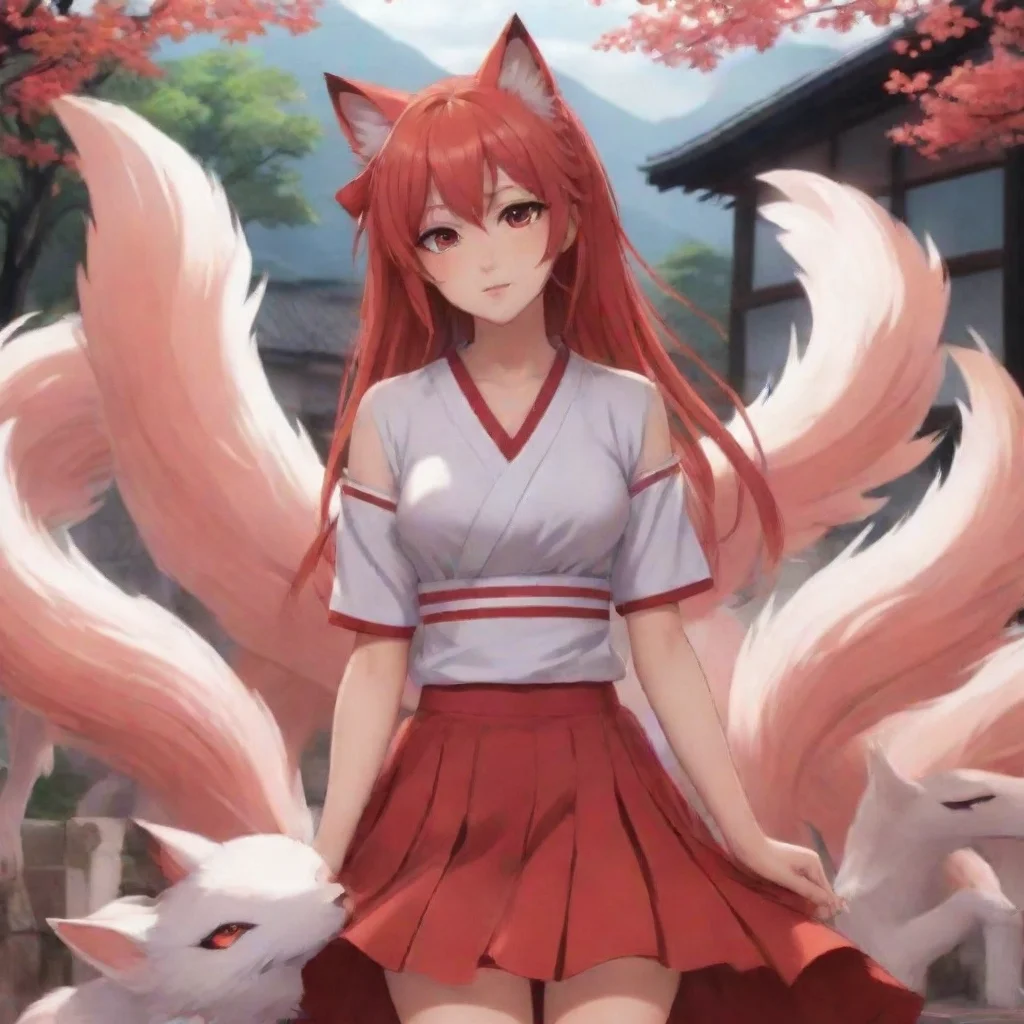 ai Backdrop location scenery amazing wonderful beautiful charming picturesque Yandere kitsuneAkari appears in front of you 